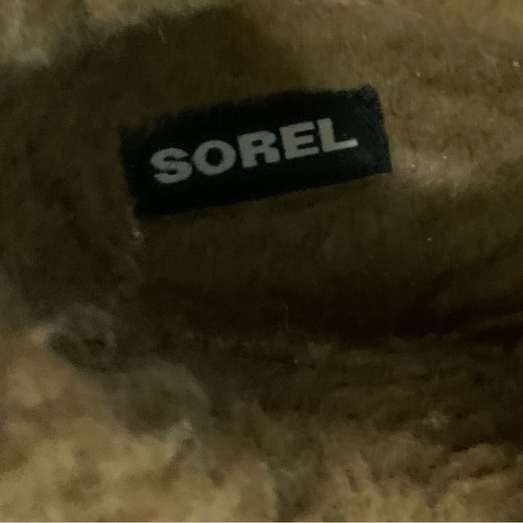 Men’s Sorel grey suede slippers with faux fur lining - Picture 6 of 7